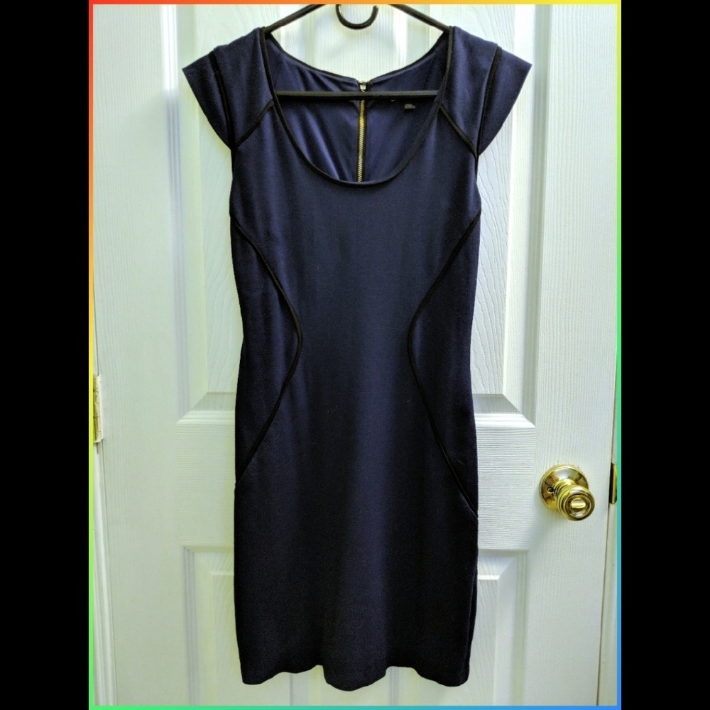 Express Navy Blue Cocktail  Dress